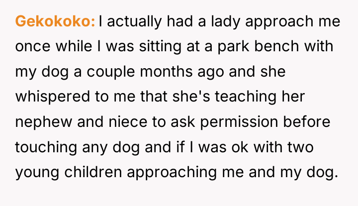 Gekokoko I actually had a lady approach me once while...