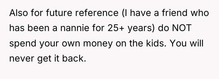 Also for future reference (I have a friend who has...