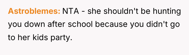 Astroblemes NTA - she shouldn't be hunting you down after...