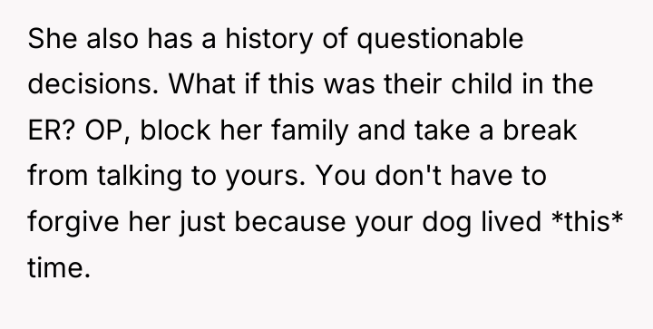 She also has a history of questionable decisions. What if...