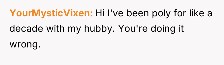 YourMysticVixen Hi I've been poly for like a decade with...