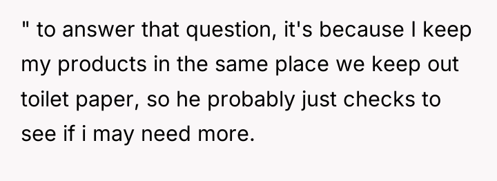 " to answer that question, it's because I keep my...