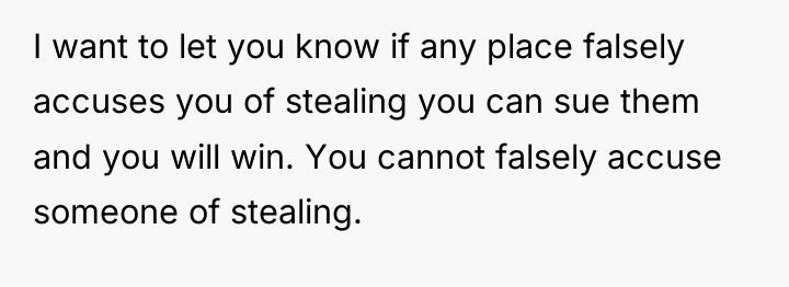 I want to let you know if any place falsely...