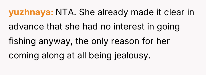 yuzhnaya NTA. She already made it clear in advance that...
