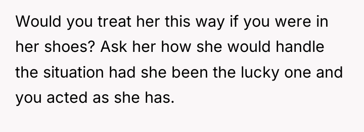 Would you treat her this way if you were in...