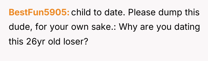 BestFun5905 child to date. Please dump this dude, for your...