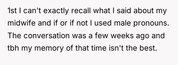 1st I can't exactly recall what I said about my...