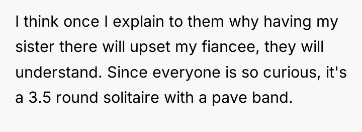 I think once I explain to them why having my...