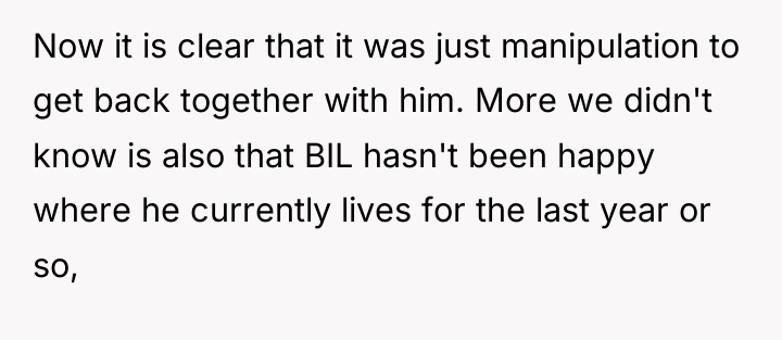 Now it is clear that it was just manipulation to...