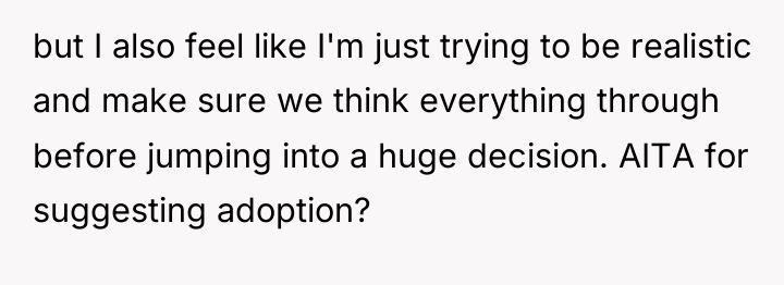 but I also feel like I'm just trying to be...