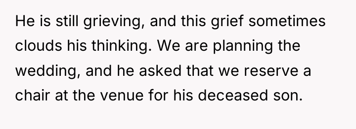 He is still grieving, and this grief sometimes clouds his...