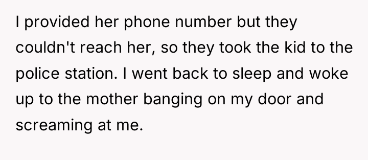I provided her phone number but they couldn't reach her,...