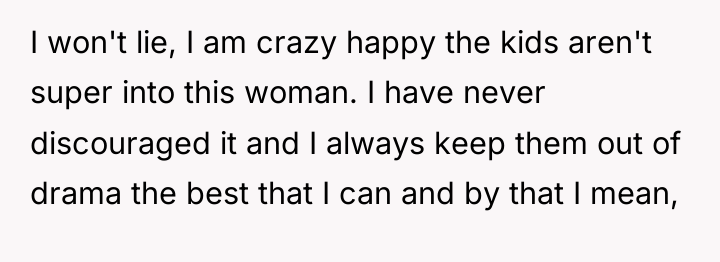 I won't lie, I am crazy happy the kids aren't...