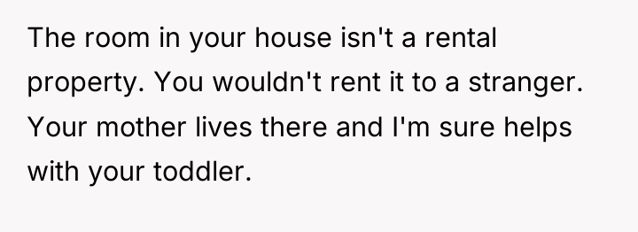 The room in your house isn't a rental property. You...