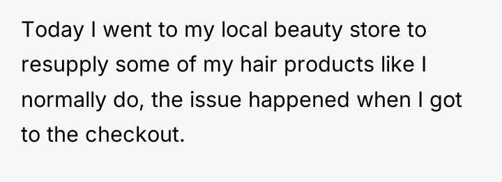 Today I went to my local beauty store to resupply...