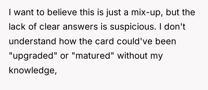 I want to believe this is just a mix-up, but...