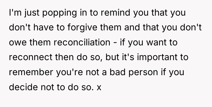 I'm just popping in to remind you that you don't...