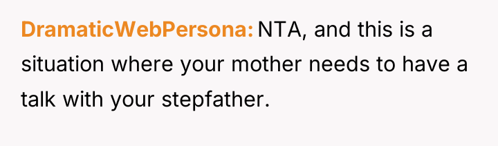 DramaticWebPersona NTA, and this is a situation where your mother...