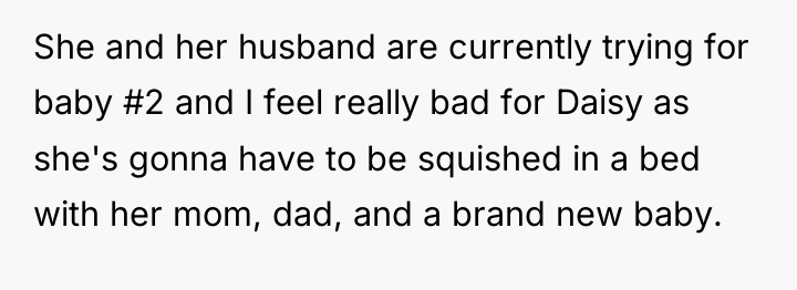 She and her husband are currently trying for baby #2...