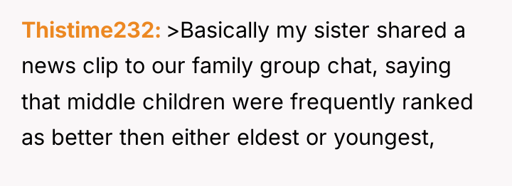 Thistime232 >Basically my sister shared a news clip to our...