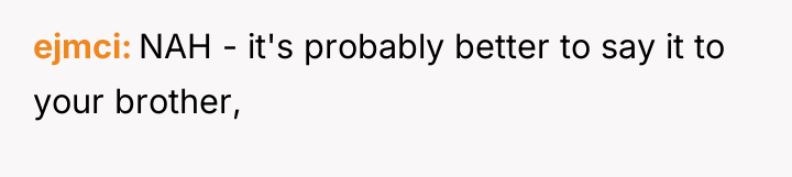 ejmci NAH - it's probably better to say it to...