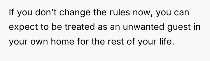 If you don't change the rules now, you can expect...