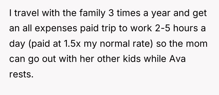 I travel with the family 3 times a year and...