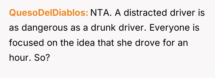 QuesoDelDiablos NTA. A distracted driver is as dangerous as a...