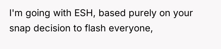 I'm going with ESH, based purely on your snap decision...