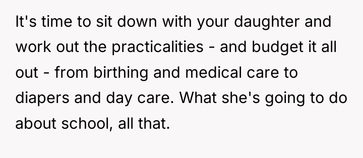 It's time to sit down with your daughter and work...