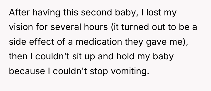 After having this second baby, I lost my vision for...