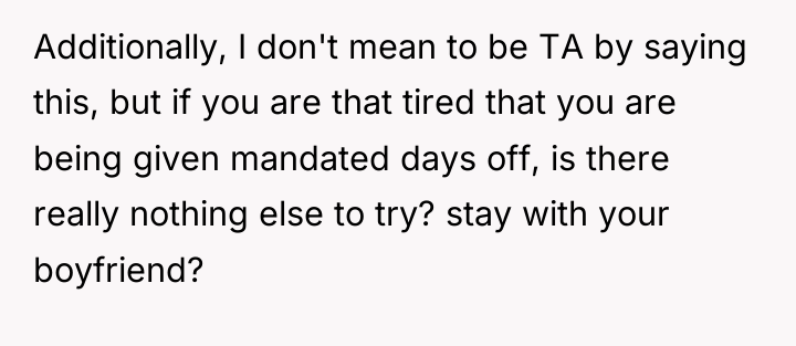 Additionally, I don't mean to be TA by saying this,...