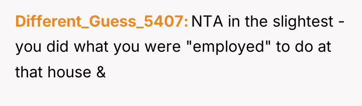 Different_Guess_5407 NTA in the slightest - you did what you...