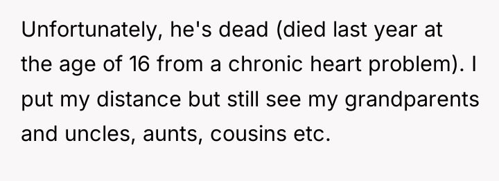 Unfortunately, he's dead (died last year at the age of...