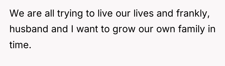 We are all trying to live our lives and frankly,...