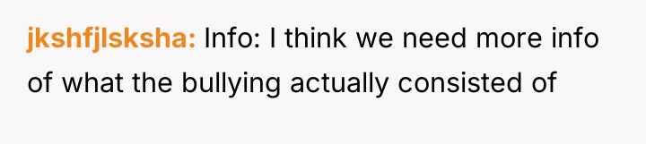 jkshfjlsksha Info: I think we need more info of what...