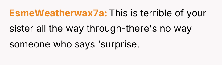 EsmeWeatherwax7a This is terrible of your sister all the way...