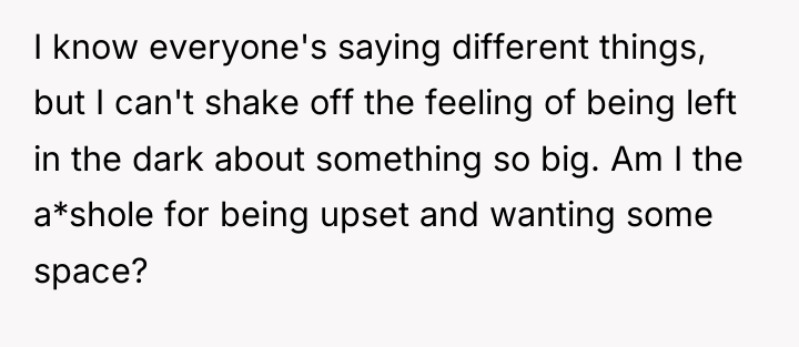 I know everyone's saying different things, but I can't shake...