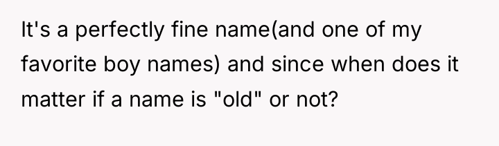 It's a perfectly fine name(and one of my favorite boy...