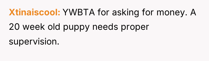 Xtinaiscool YWBTA for asking for money. A 20 week old...