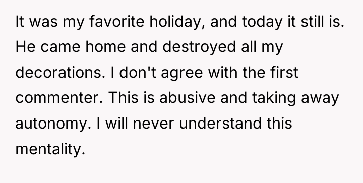 It was my favorite holiday, and today it still is....