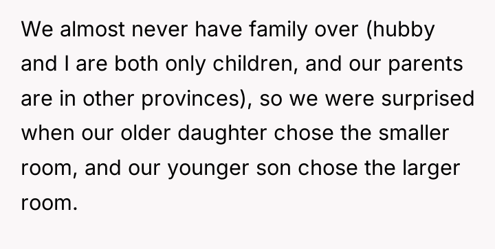 We almost never have family over (hubby and I are...