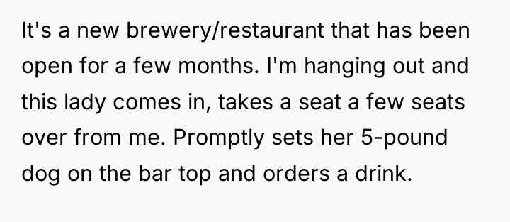 It's a new brewery/restaurant that has been open for a...