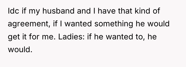 Idc if my husband and I have that kind of...