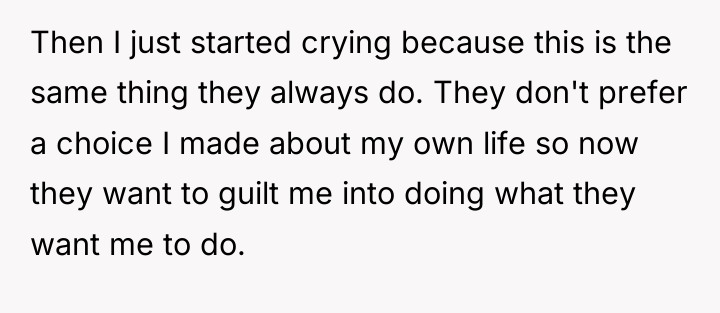 Then I just started crying because this is the same...