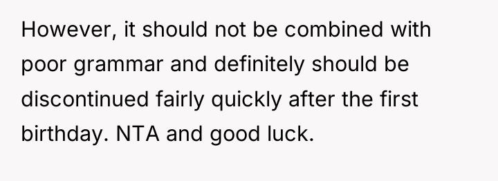 However, it should not be combined with poor grammar and...