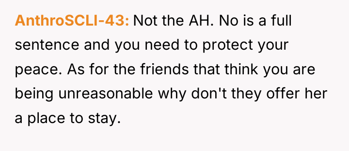 AnthroSCLI-43 Not the AH. No is a full sentence and...