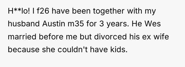 H**lo! I f26 have been together with my husband Austin...