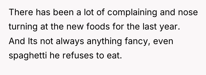 There has been a lot of complaining and nose turning...