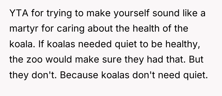 YTA for trying to make yourself sound like a martyr...